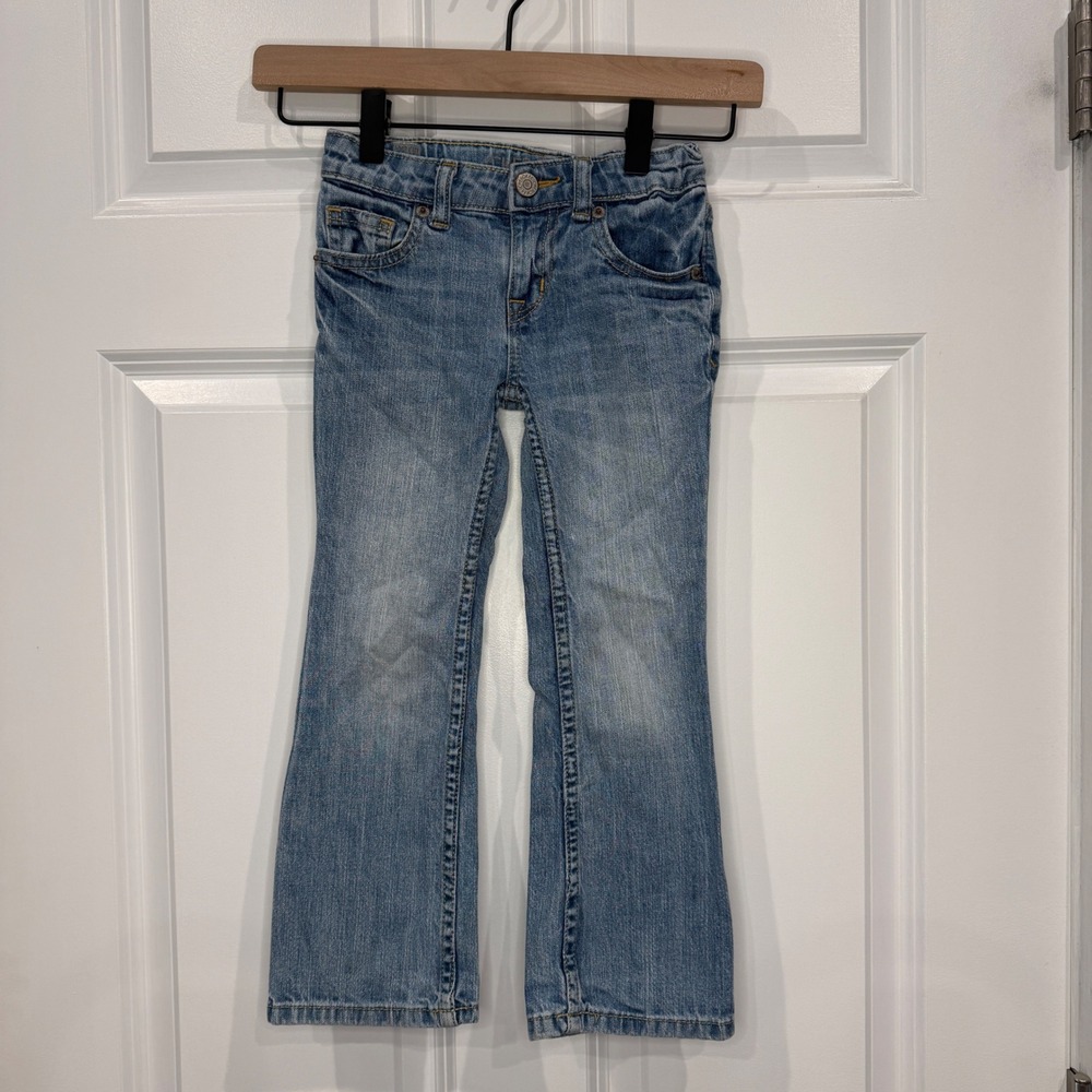 Cherokee Girls Blue Bootcut Jeans Medium Wash Denim Pants Size 4